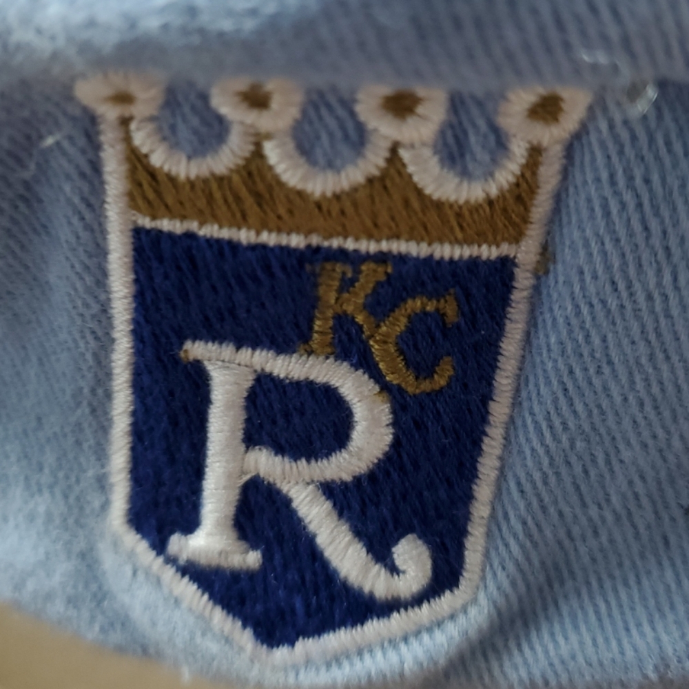 Kansas City Royals Baseball Hat Cap Adult One Size Fitted Blue Nike Embroidered - Picture 4 of 9